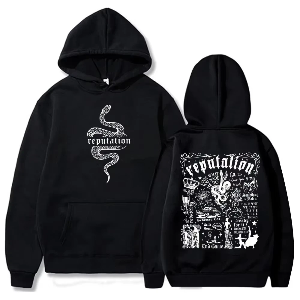 Latest Trend Code Taylor Reputation Fashion Hoodie Reputation Music Fans Love Hoodies Street Punk Style