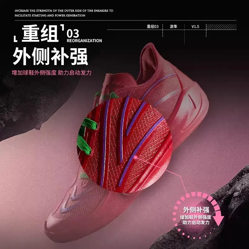 

2026 New Walking Sneakers Designer Basketball Shoes Quick-Lacing Youth Shoes Non-Slip Athletic Shoes