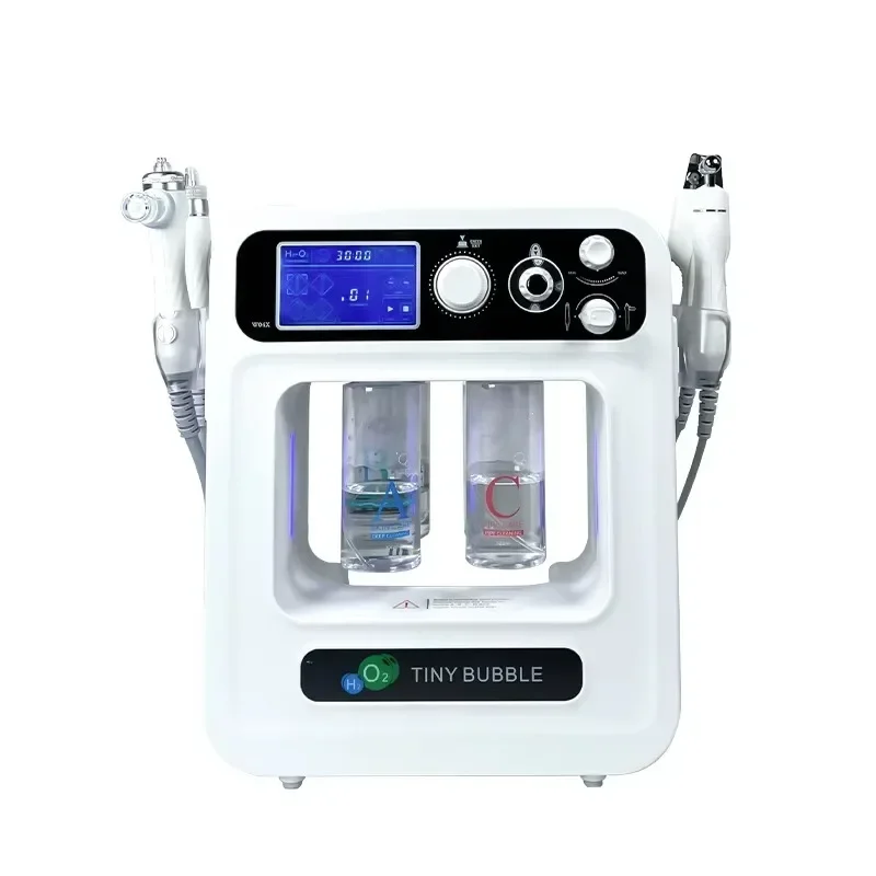 

pure water is electrolyzed into hydrogen and oxygen to make the skin tender, deep clean and stimulate collagen regeneration