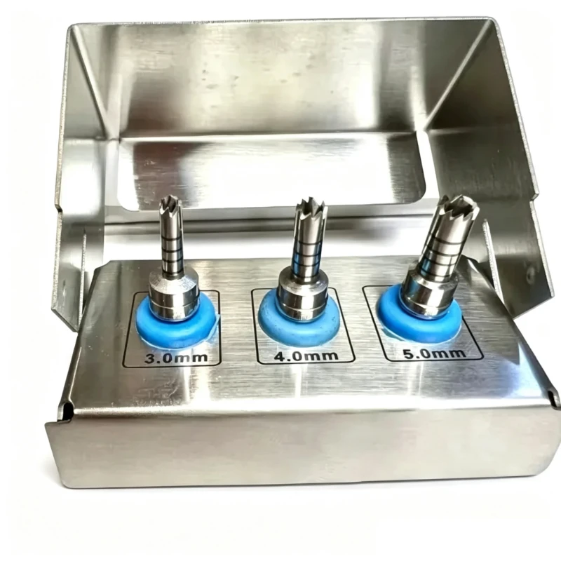 Dental Implant Drill Set Dental Bone Collection Steel Autogenous Bone Expander Drill Implant Surgical Burs Cutting Trephine Burs