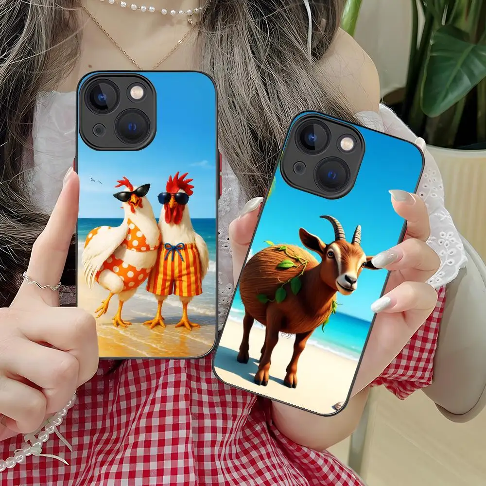 

Чехол для телефона Animals Italian Brainrot для iPhone 16, 15, 14, 13, 12, 11 X XR XS 8 7 Pro Max Plus, мини-цветный силиконовый защитный чехол