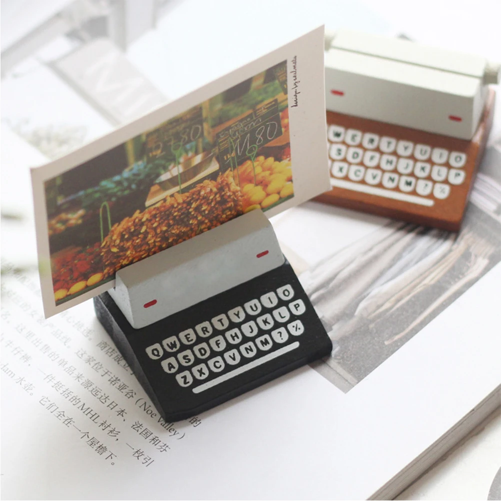 

4Pcs Photo Clips Decorative Memo Holders Desktop Notepaper Stand Office Table Organizer Photo Display Accessories