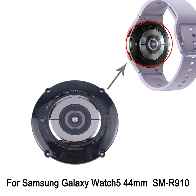 Replacing Back Cover For Samsung Galaxy Watch5 44mm SM-R910 Watch Rear Bottom Cover Full Assembly Replacement Part