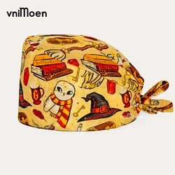Unisex Dental dentist hat vet lab pet shop scrubs hat nurse medical work hat Surgical cap clinic nursing cap nurse scrub cap