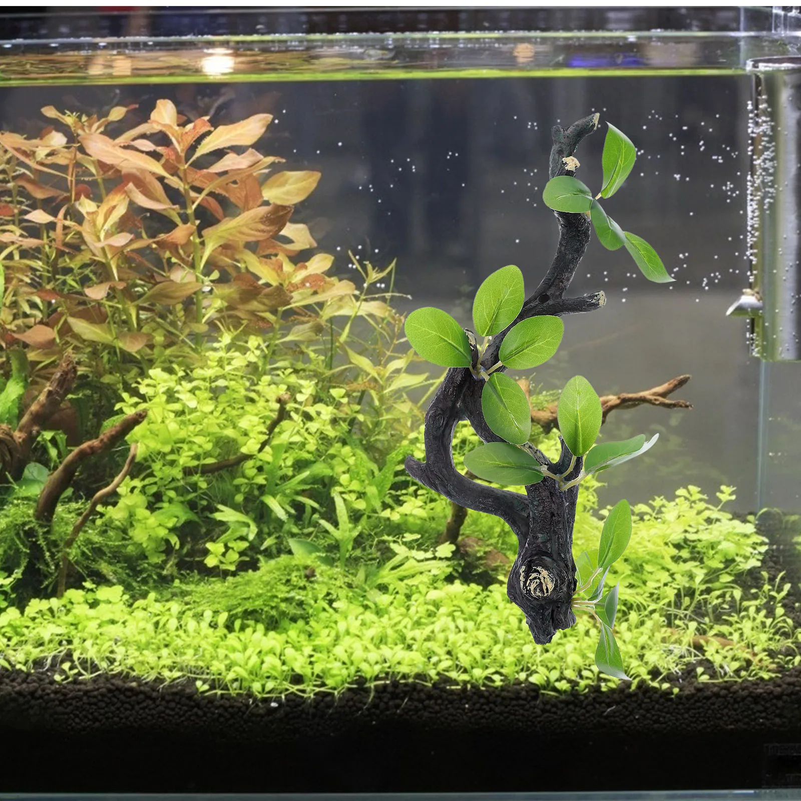 

Resin Aquarium Decor Fish Tank Ornaments Artificial Tree Branches Lightweight Realistic Reptile Accessories Habitat Crab