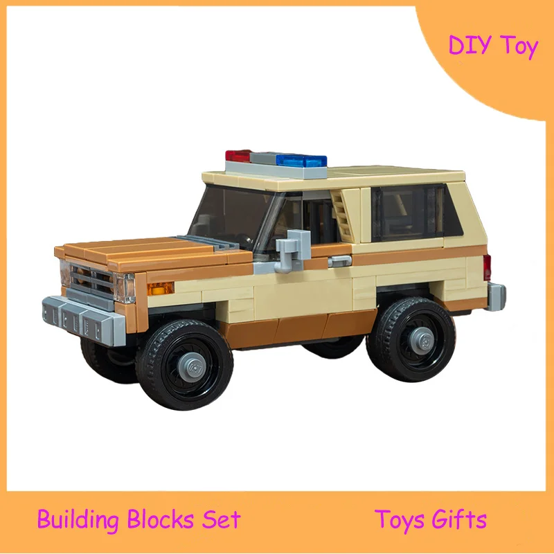 MOC Creative Police Car Toy Building Blocks Model Premium Police Car Construction Toy Assemble model Toys Gifts