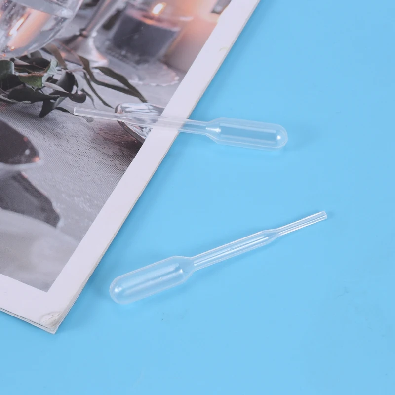 ماصات نقل متدرجة يمكن التخلص منها ، قطارة من البولي إيثيلين ، قدرة 0.2 مللي ، 500 قطعة