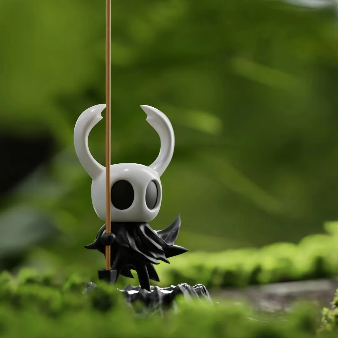 10 cm Anime Hollow Knight Actionfigur Kawaii Statue Plug-in Räucherstäbchenhalter Desktop Kreative Ccool Dekoration Geschenke
