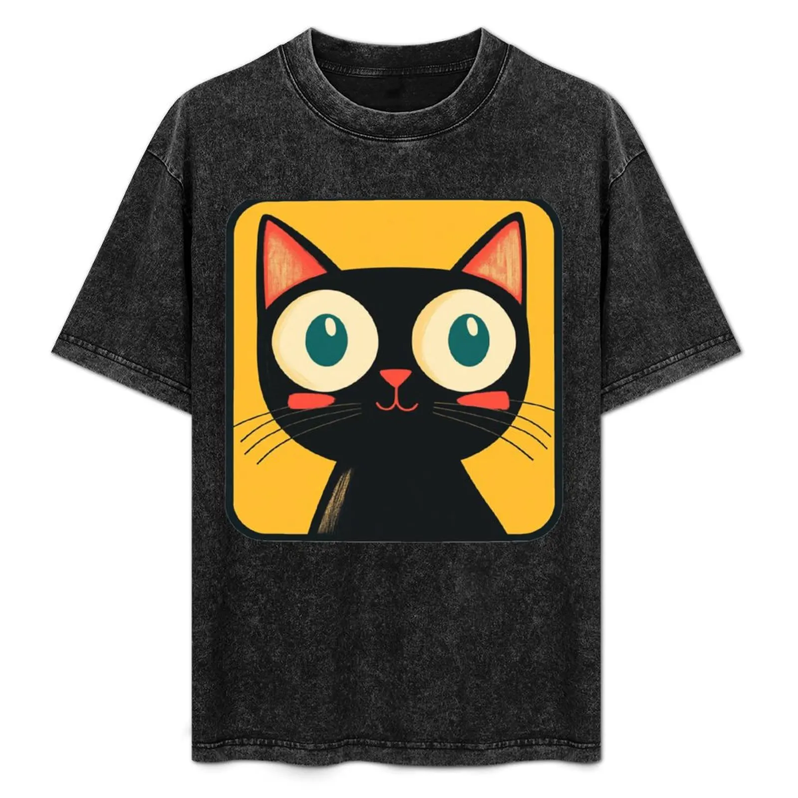 

The Silly, Squinty-Eyed Cat with a Purr-fect Smile T-Shirt Lightweight Running Sports T-Shirt