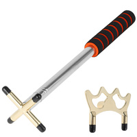 Retractable Billiard Bridge Stick Pool Table Billiards Cue Bridge Stick with Replaceable Bridge Head 12.8-60\