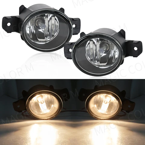 Комплект Из 2-х Передних Противотуманных фар/ДХО Для Nissan X-Trail, Altima, Sylphy, Almera, QASHQAI, March, Pathfinder, 12В