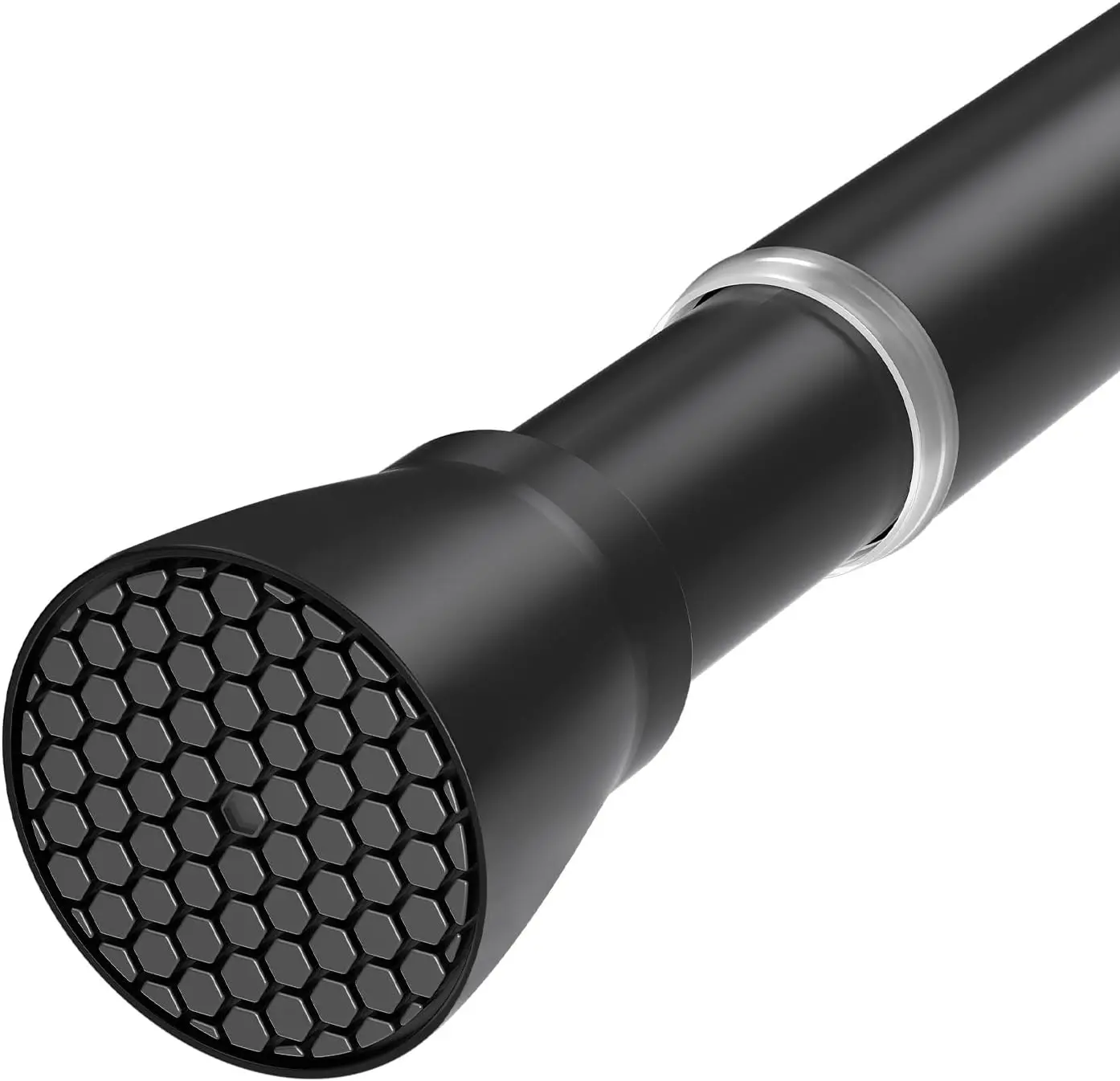 

Black Tension Curtain Rod 28 to 48 Inch Spring Rod No Drilling Adjustable Shower Curtain Rod for Windows, Bathrooms, Closet, Kit