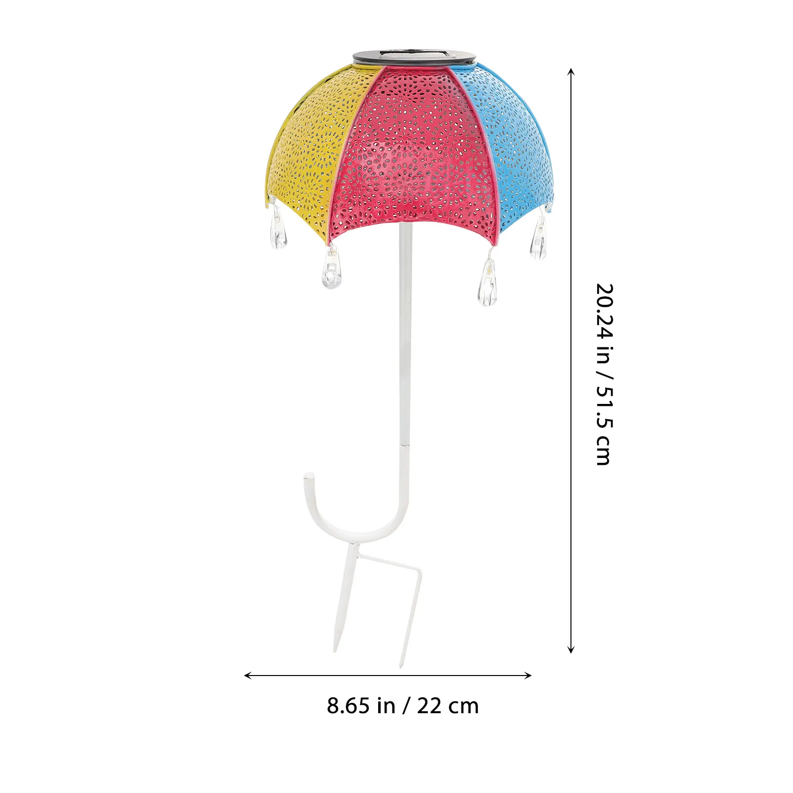 Solar Powered Outdoor Lamp Post Light Waterproof Iron Lantern for Garden Yard Pathway Landscape Decor