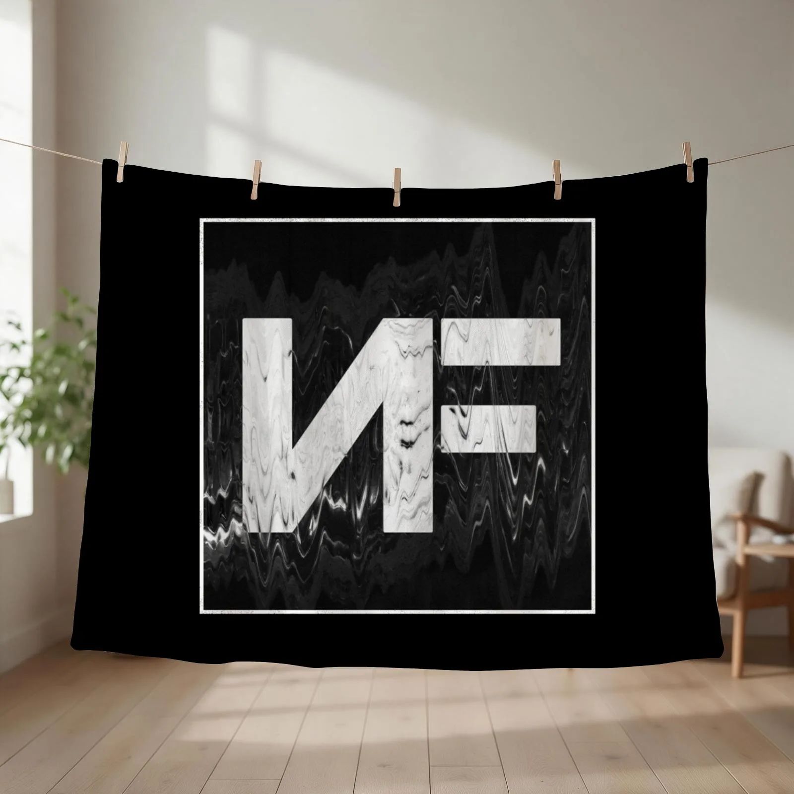 NF Static Drip Logo Throw Blanket Bed covers Plush Luxury St Flannel Fabric Blankets
