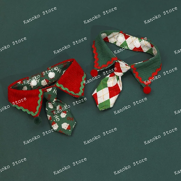 

Рождественский галстук для домашних животных, новогодний милый джентльменский галстук, галстук для кошек и собак, шарф, нагрудник, фотоукрашение