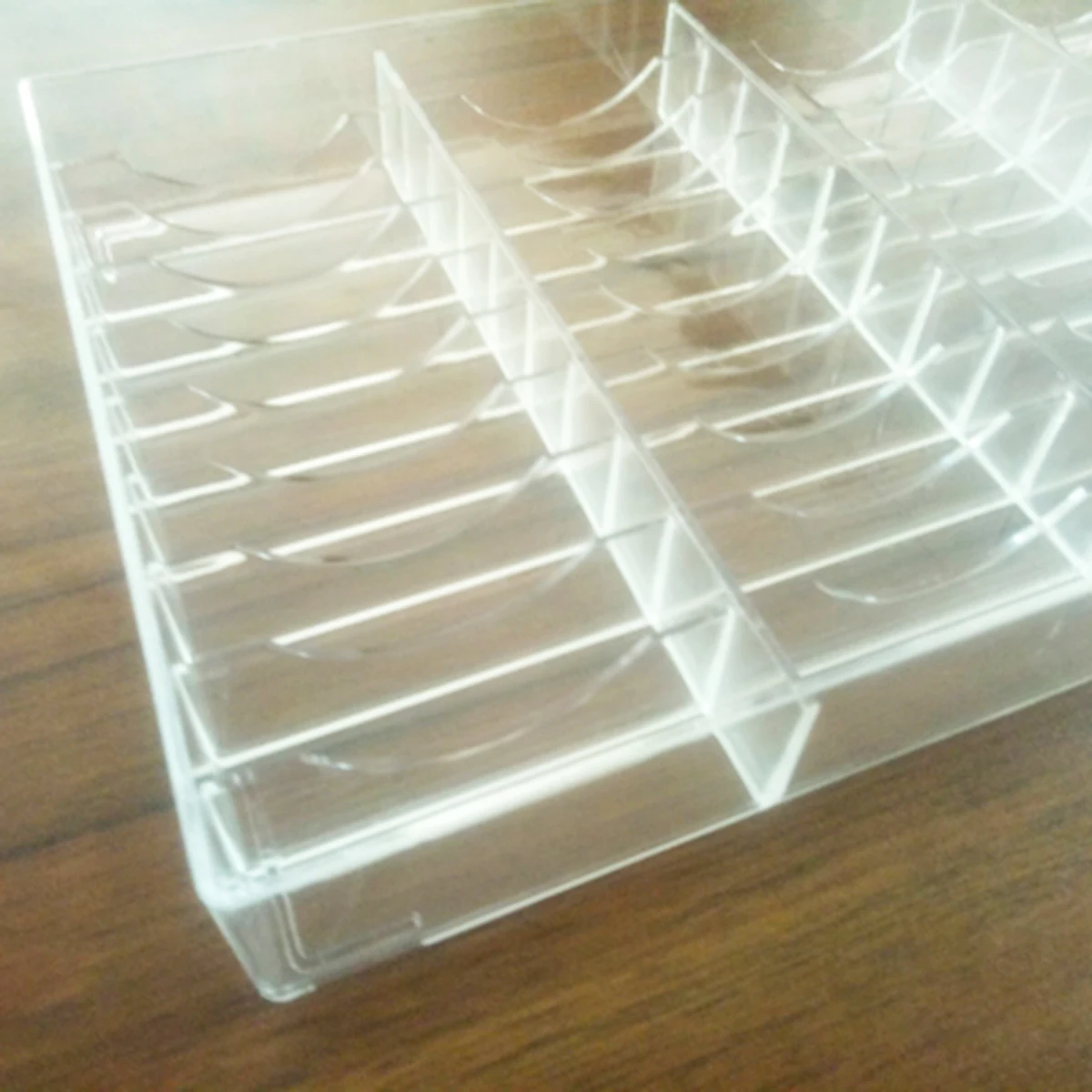 

Powder Display Stand Acrylic Storage Drawer Organizer Transparent Show Rack Durable Elegant Makeup Brush Holder