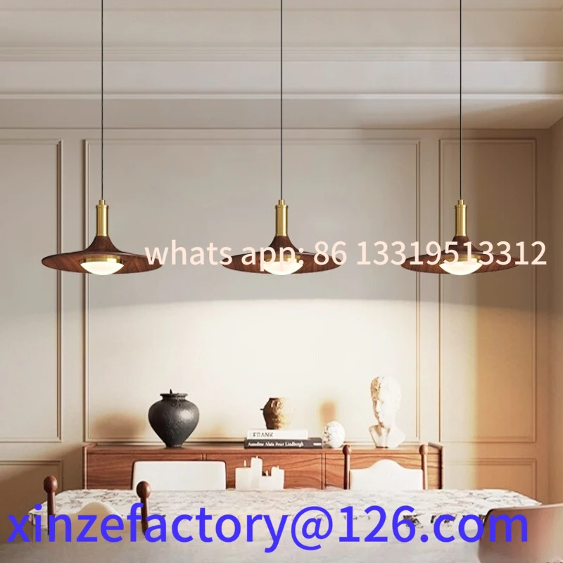 

Customizable Vintage Dining Table Walnut Tea Room Bar UFO led