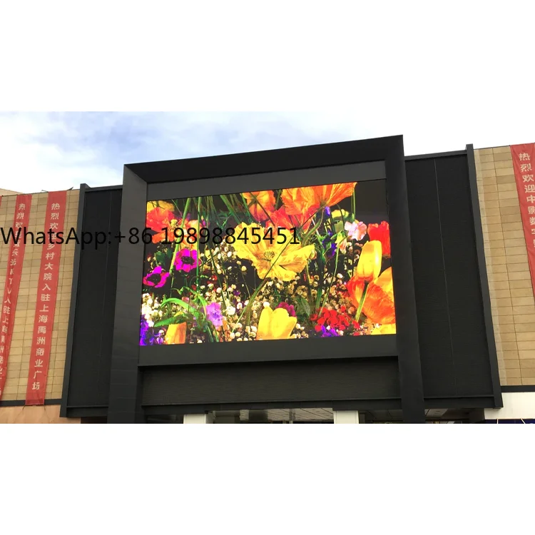 

Outdoor LED Commercial LED Display Screen Outdoor Advertising Billboard Mall Pilars LED Display Screen Video Wall