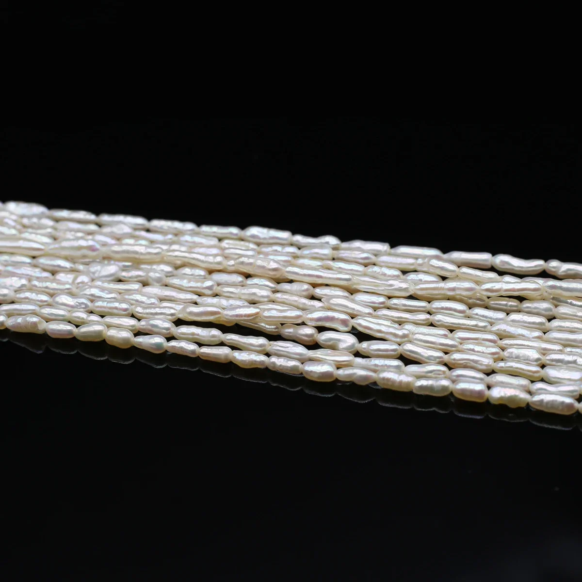 Irregular Natural Freshwater Pearls Baroque Shaped Elongated Beads DIY Jewelry Making Necklaces Bracelets Accessories Gifts