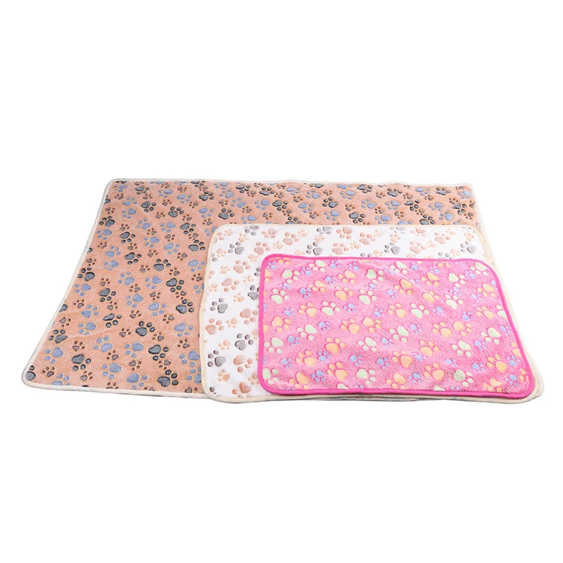 Soft Fluffy Pet Sleeping Mat Blanket Household Soft Flannel Dog Blanket Washable Blanket for Cat Kitten Puppy