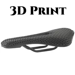 ZEIUS 3D Print Saddle Mountain Bike Ultralight Hollow Comfortable Breathable Road Bicycle Cushion BMX Grave Cycling Seat Parts