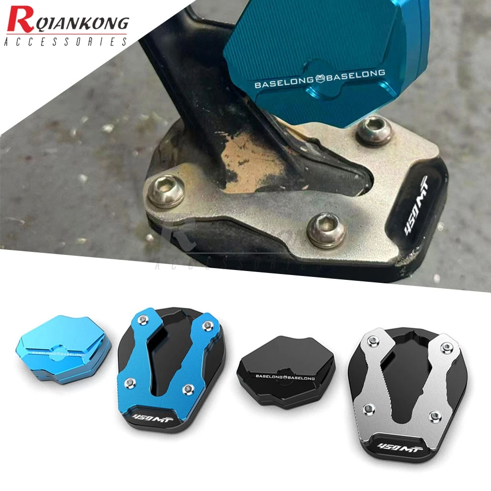 

FOR CFMOTO 450MT Ibex 450 2024 2025 2026 Motorcycle Foot Kickstand Side Stand Enlarger Footrest Footpad Auxiliary Bracket Pedals