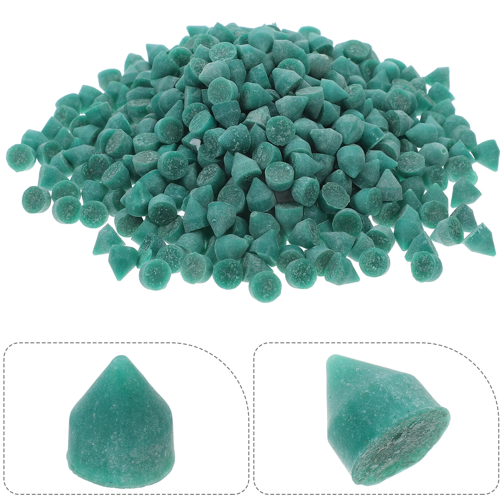 

500G Silicon Carbide Tumbling Media Triangular Grit For Rock Tumbling Polishing Machine Abrasive Filler Pellets Rotary Tool Kit