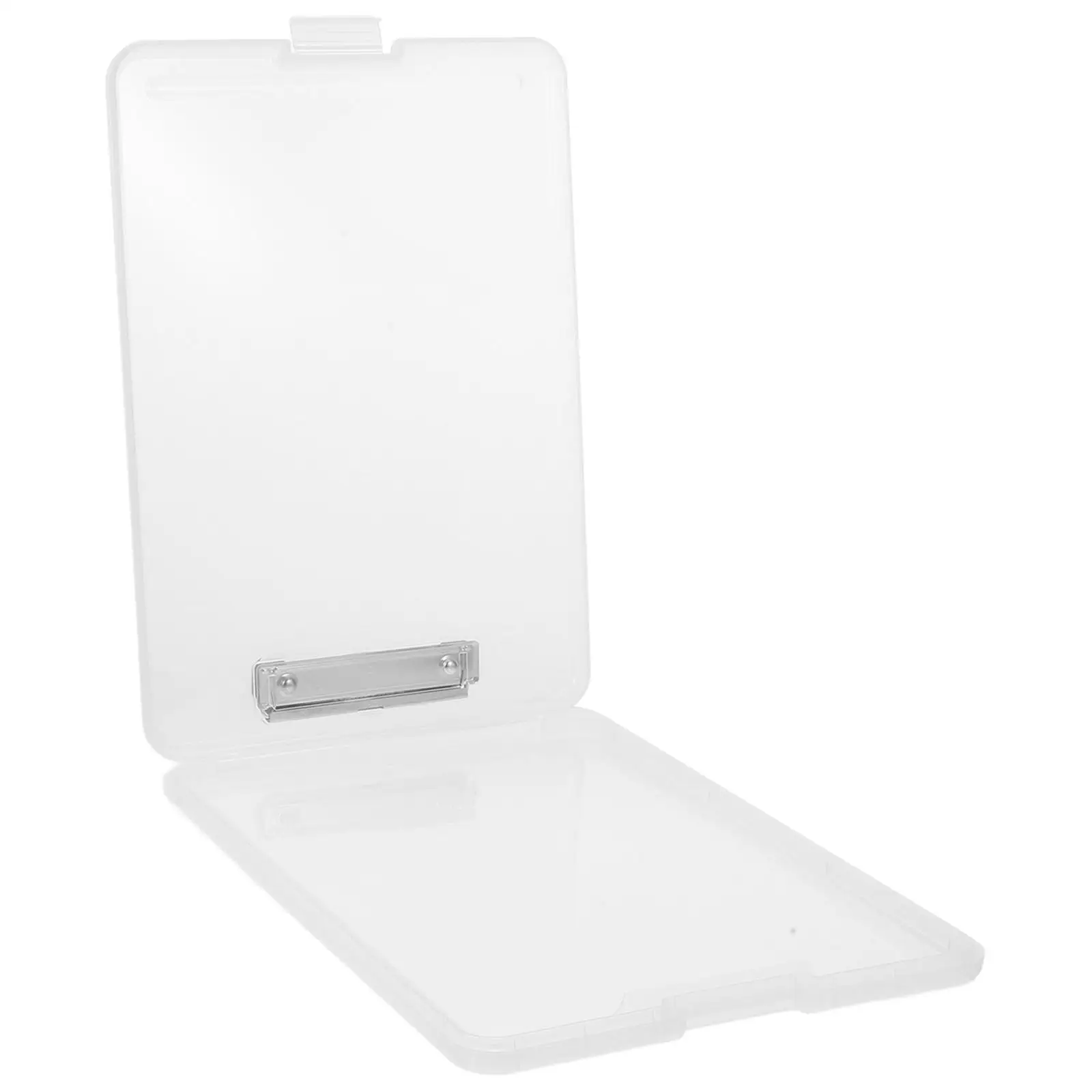 File Storage Box Clipboard Binder Calculator Organizer Boards Case with Cover Paper Holder
