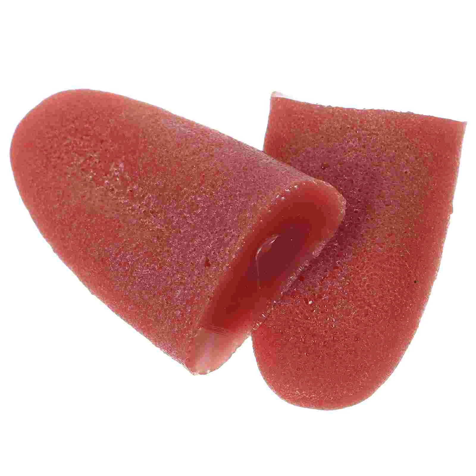 2 Pcs Tricky Tongue Simulation Model Fake Decor Halloween Party Prop Elasticity
