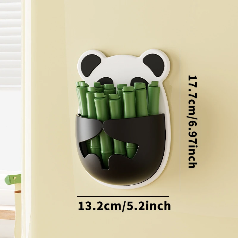 1set 12pcs Large Sealing Clips + Cute Panda-Shaped Outer Box | Protects Snacks From Moisture,Ideal for Home and Office Use