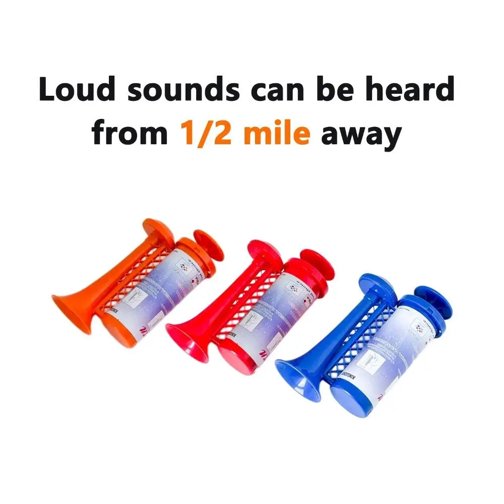 Reusable Air Pump Horn 120dB Loud Removable Warning Air Horn Can Type Universal Design Portable Air Horn Boat Signal view 4