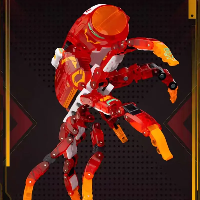 재고 있음 52TOYS 트랜스포머 비스트박스 사냥꾼의 왕 빈티지 문어 액션 피규어 모델 수집용 장난감 선물