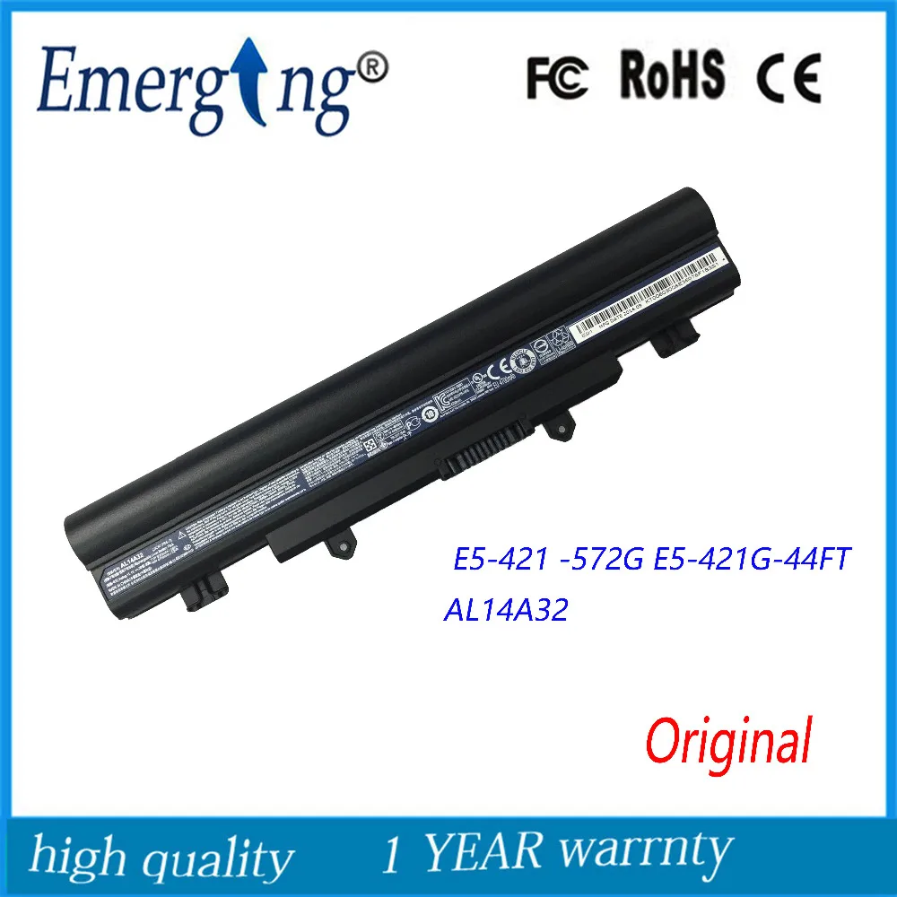 

11.1V 56wh Original New Laptop Battery AL14A32 for Acer E5 E5-471 E5-421G-44FT E14 E5-572G 471G 421 571G 411