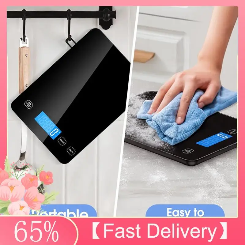 

A61Z Deals Food Scales 33Lb/15Kg Digital Kitchen Scale Grams And Ounces For Cooking Baking Rechargeable Electronic Scale