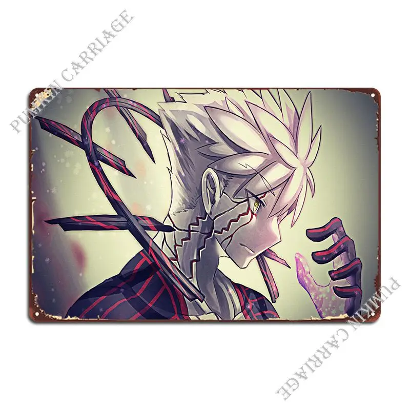 

Fate Stay Night Metal Sign Rusty Printed Living Room Wall Cave Printing Tin Sign Poster