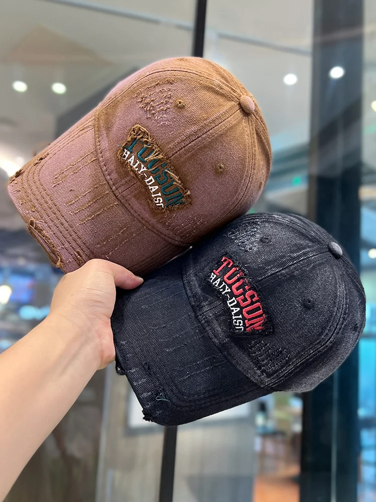 Baseball Cap Male and Female Trendy Brand Embroidered Alphabet Peaked Cap Lovers Wild Casual Sun-Proof Hat