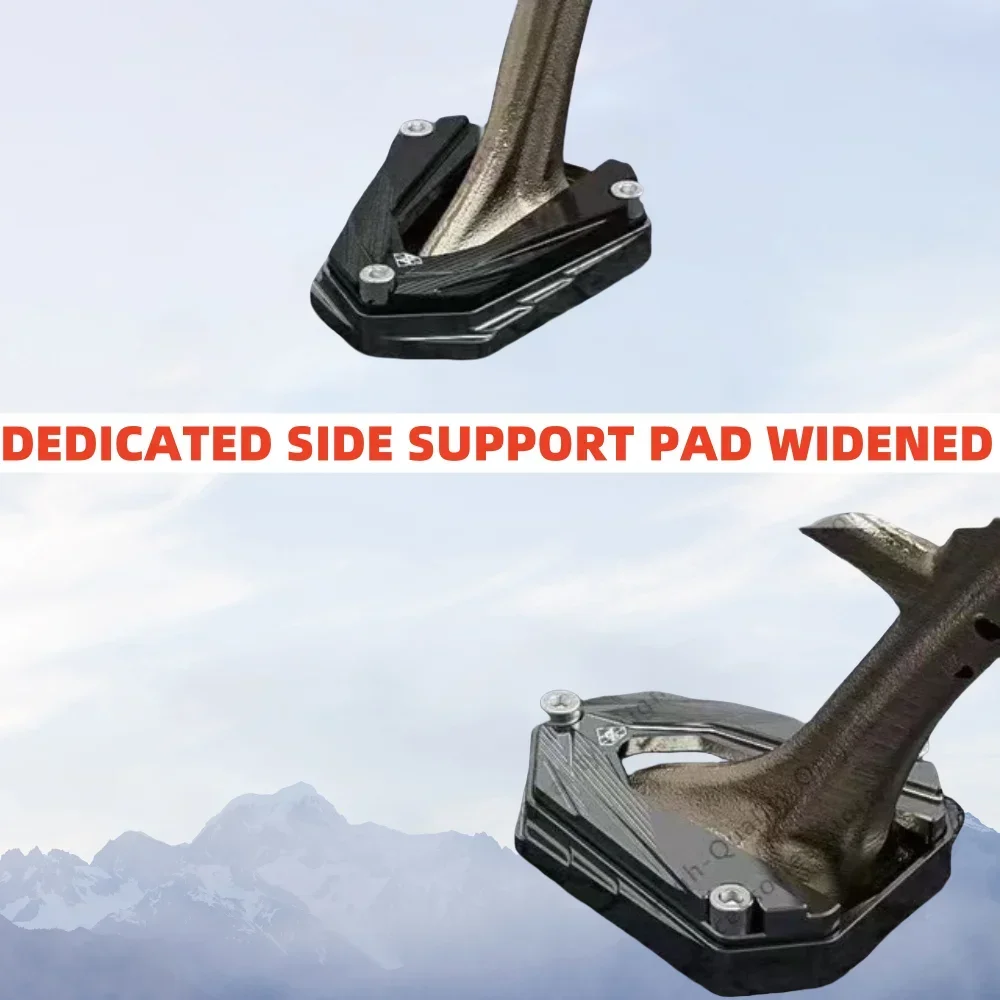 Motorcycle Refits Side Support Pad Foot Pad Lncreases Skid Resistance and Widens for Zontes G1-125 U-125 U1-125 Z2-125