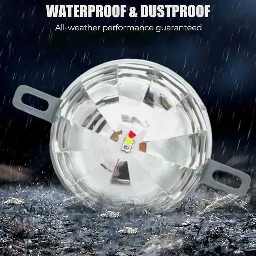 مكافحة الباب الخلفي هيكل السيارة أضواء متعدد الألوان مكافحة الضباب مصباح ليد 18 طرق التبديل منع الاصطدام الخلفي 1/2/4 قطعة #6