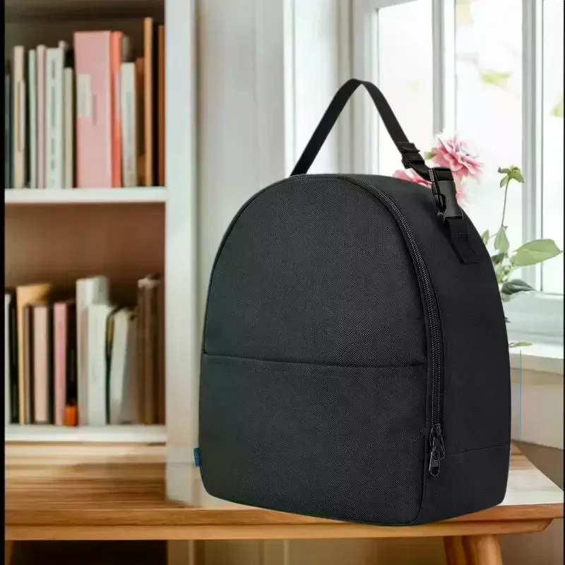 

Small Tool Pouch Anti-Drop Cooling Fan Storage Case Electronics Protective Case Zippered Pouch With Adjustable Handle For Tools