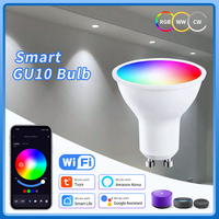 Tuya Smart Wifi GU10 LED Bulb Dimmable Spotlight RGBCW Lamp 5W 7W 9W Smart Life APP Voice Control Alexa Google Home AC 220V 110V