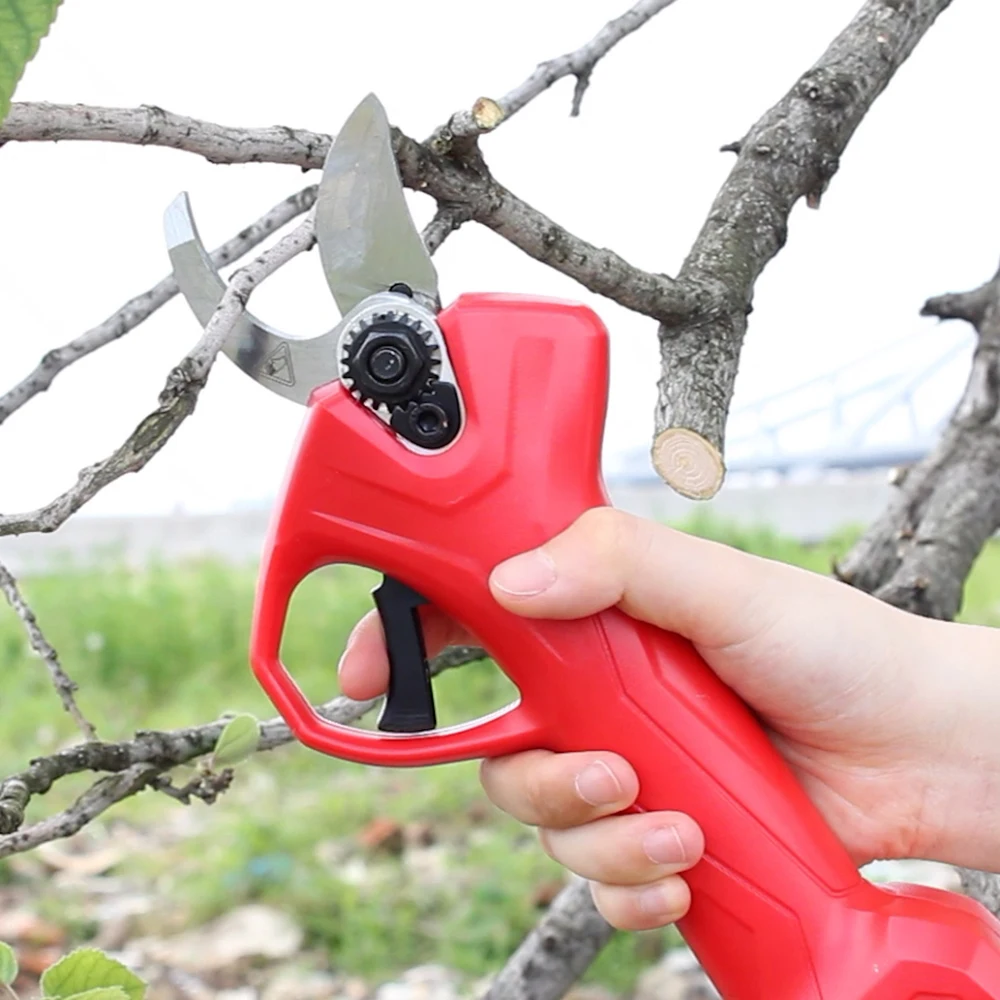 Professional Garden Scissors Gardening Hand Prune Electric Pruning Shears 21v Electronic Pruning Shears Pruner