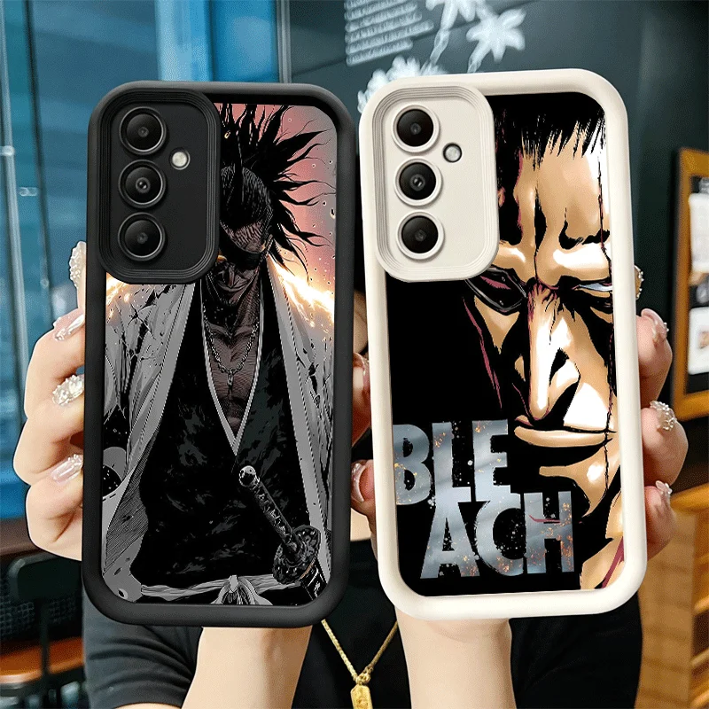 Phone Case for Samsung Galaxy A17 A16 A15 A14 A13 Bleach Zaraki Kenpachi A56 A36 A26 A55 A35 A25 A54 A34 A24 A53 A33 A23 A07 A06