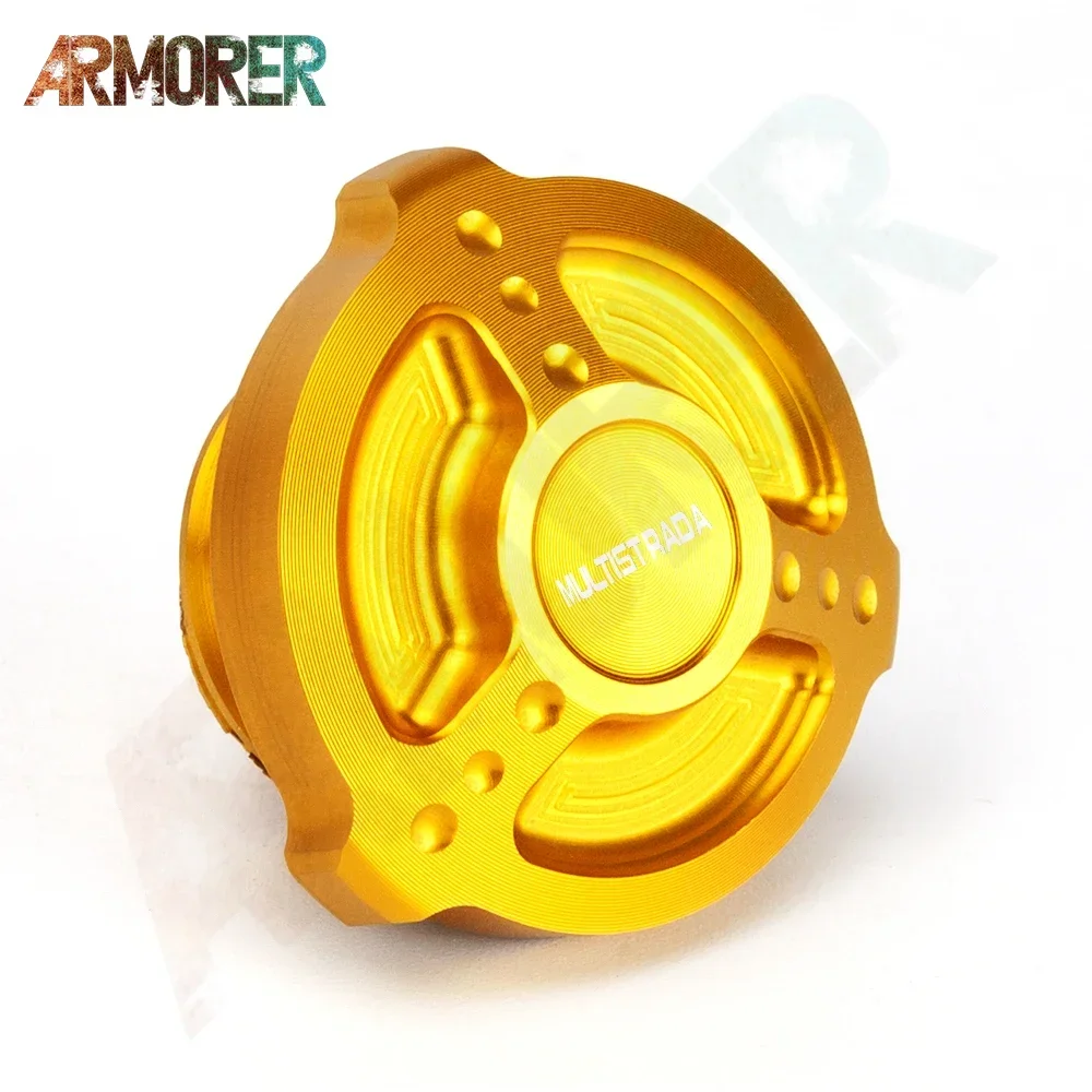 Accessori moto CNC In Alluminio Tappo Olio Motore Bullone Vite di copertura Per Ducati MULTISTRADA 1200/S 1200 1200S 2010 - 2023