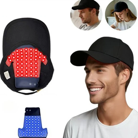660nm850nm LED Red Light Therapy Cap Diode Laser Hair Growth Helmet Anti Hair Loss Treatment Hat Professional Hair Regrowth