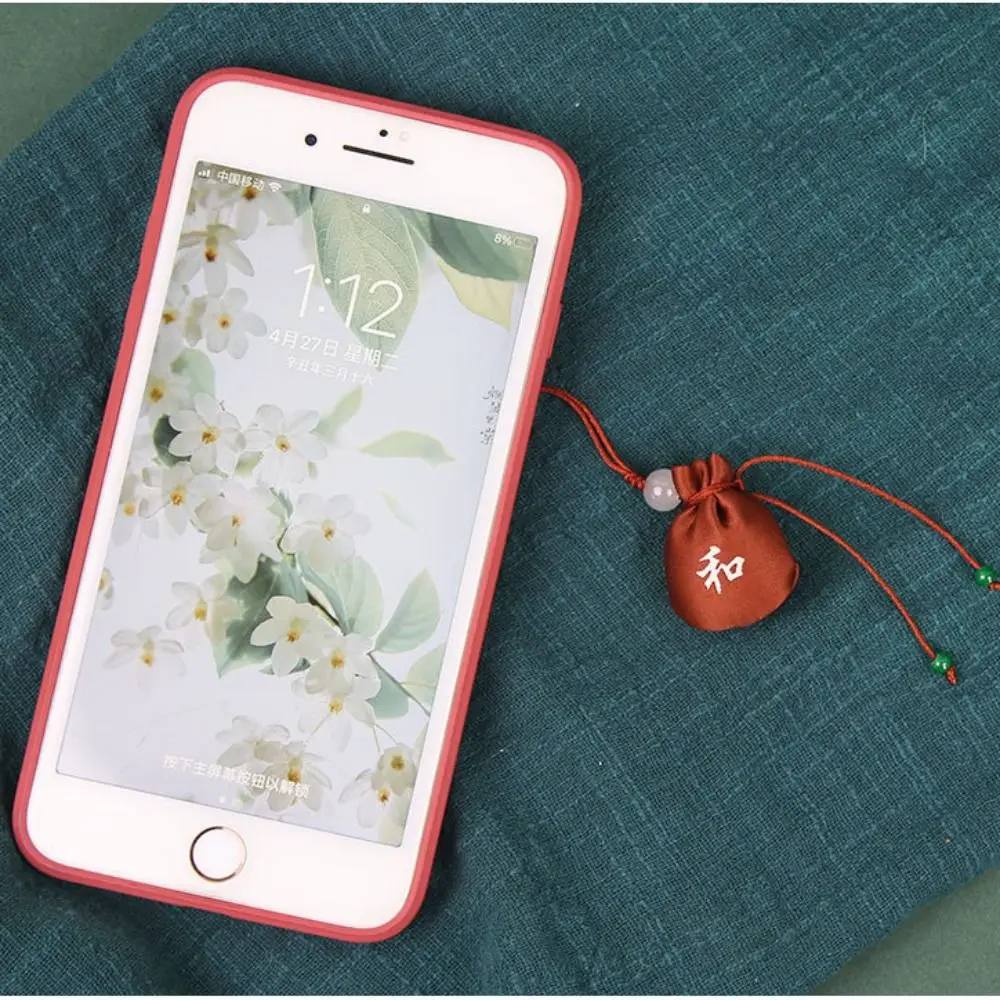 طباعة كيس قماش صغير معلق للأعشاب العطرية المملوءة بشرابة صغيرة لتغليف المجوهرات كيس صغير