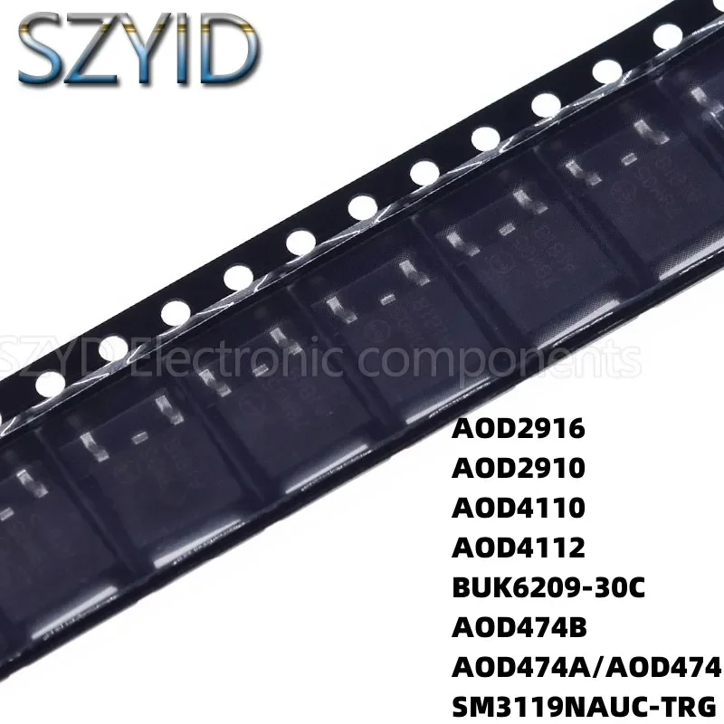 

100 шт., TO252, AOD2916, AOD2910, AOD4110, AOD4112, BUK6209-30C AOD474B, AOD474A/AOD474