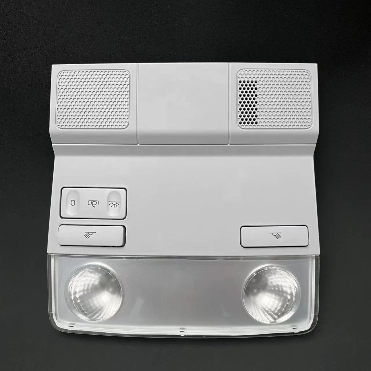 56 د 947105 مصباح قراءة على شكل قبة أمامية باللون البيج والرمادي بدون مفتاح فتحة سقف لسيارة VW Passat B6 Golf 5 6 Tiguan Karoq Octavia Superb #4