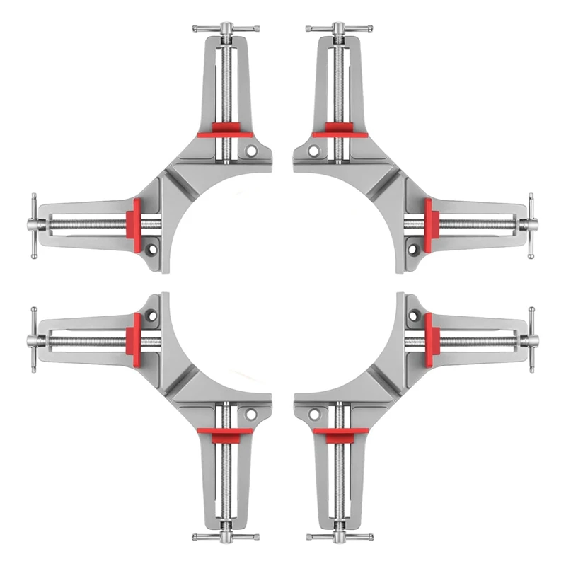 

4Pcs Corner Clamp Right Angle Clamp 90 Degree Clamps For Woodworking, Photo Framing,Drawers,Glass Holder Durable Easy To Use