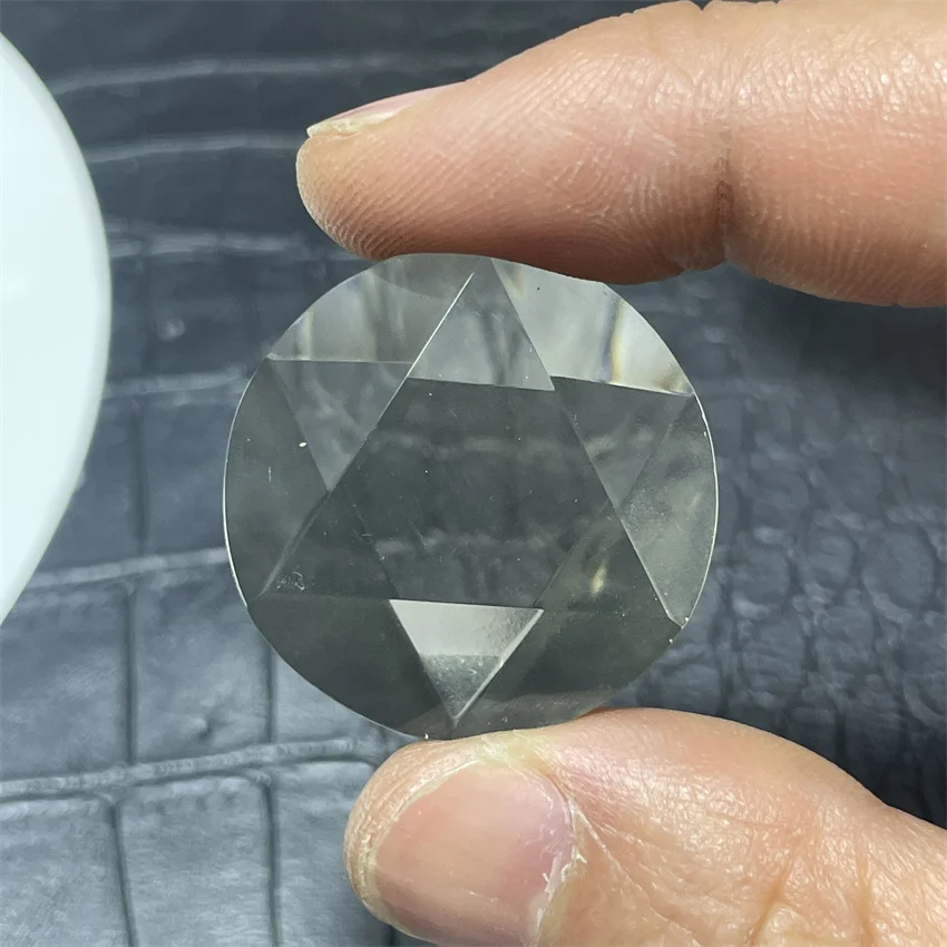 Natural Tea Yellow Crystal Hexagonal Star Large Satellite Spiritual Pendulum for Energy Healing And Chakra Balance