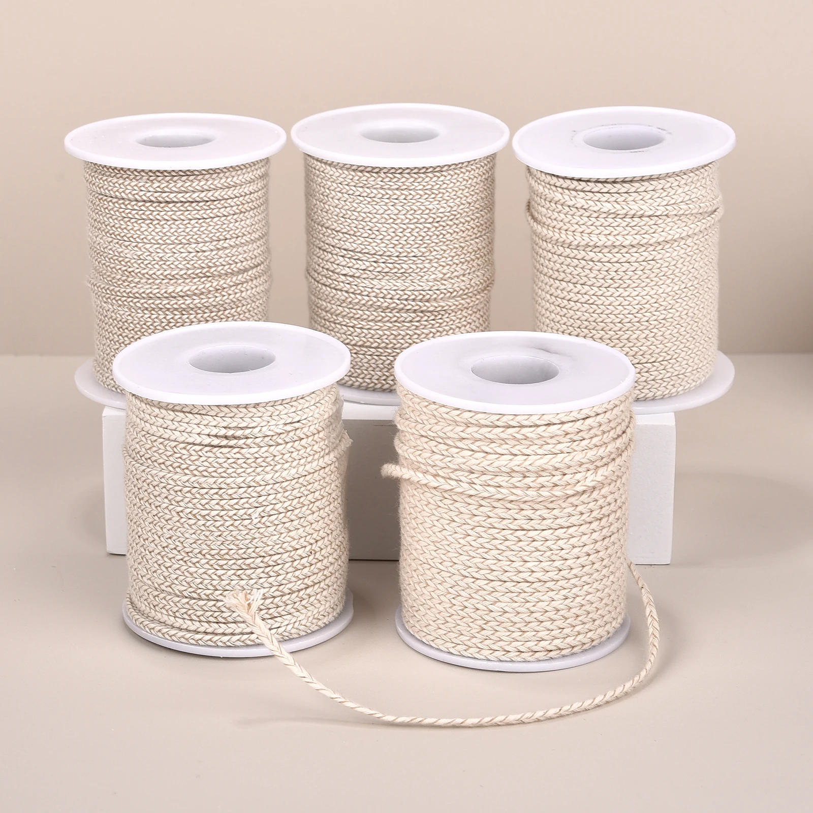 Candle Wax Scale - 50 Meters/Roll White Candle Wick Cotton